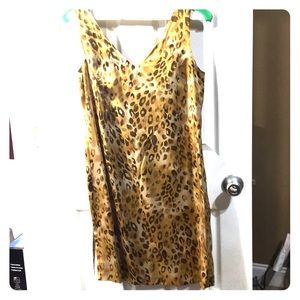 Leopard Print Mini Dress